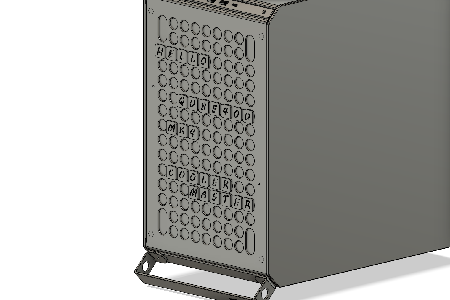 Cooler Master QUBE 500 - Letters And Numbers by Mars3D | Download free ...