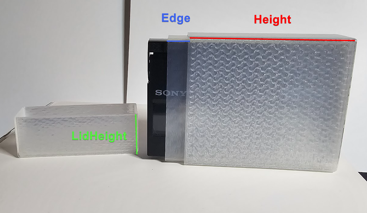Simple Parametric Box with additional lid Height clearance