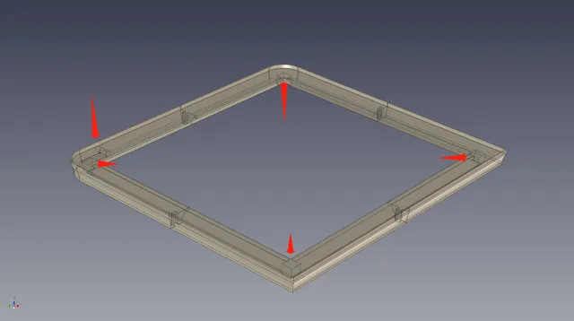 The best Bambulab Glass Top Led Raiser mod-V2