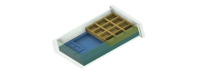 Micke drawer insert