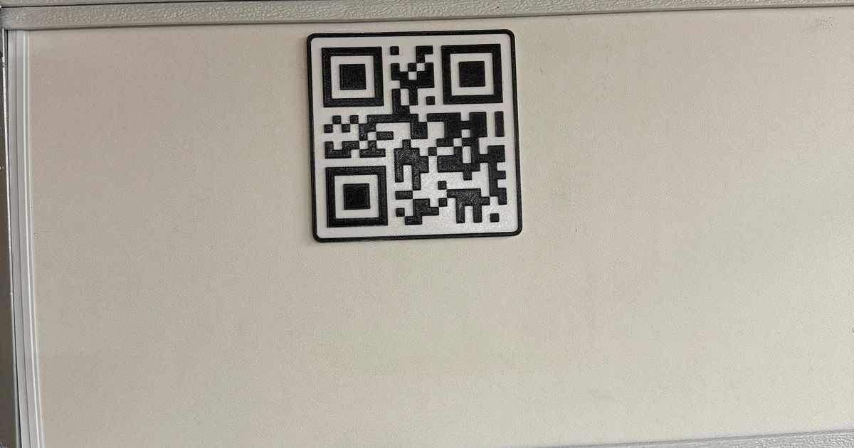 Wyze camera garage door opener QR code by link270 Download free STL