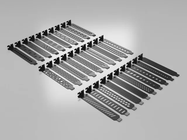 PC Extension Card Slot Brackets in 30 Variation for Standard and Low Profile