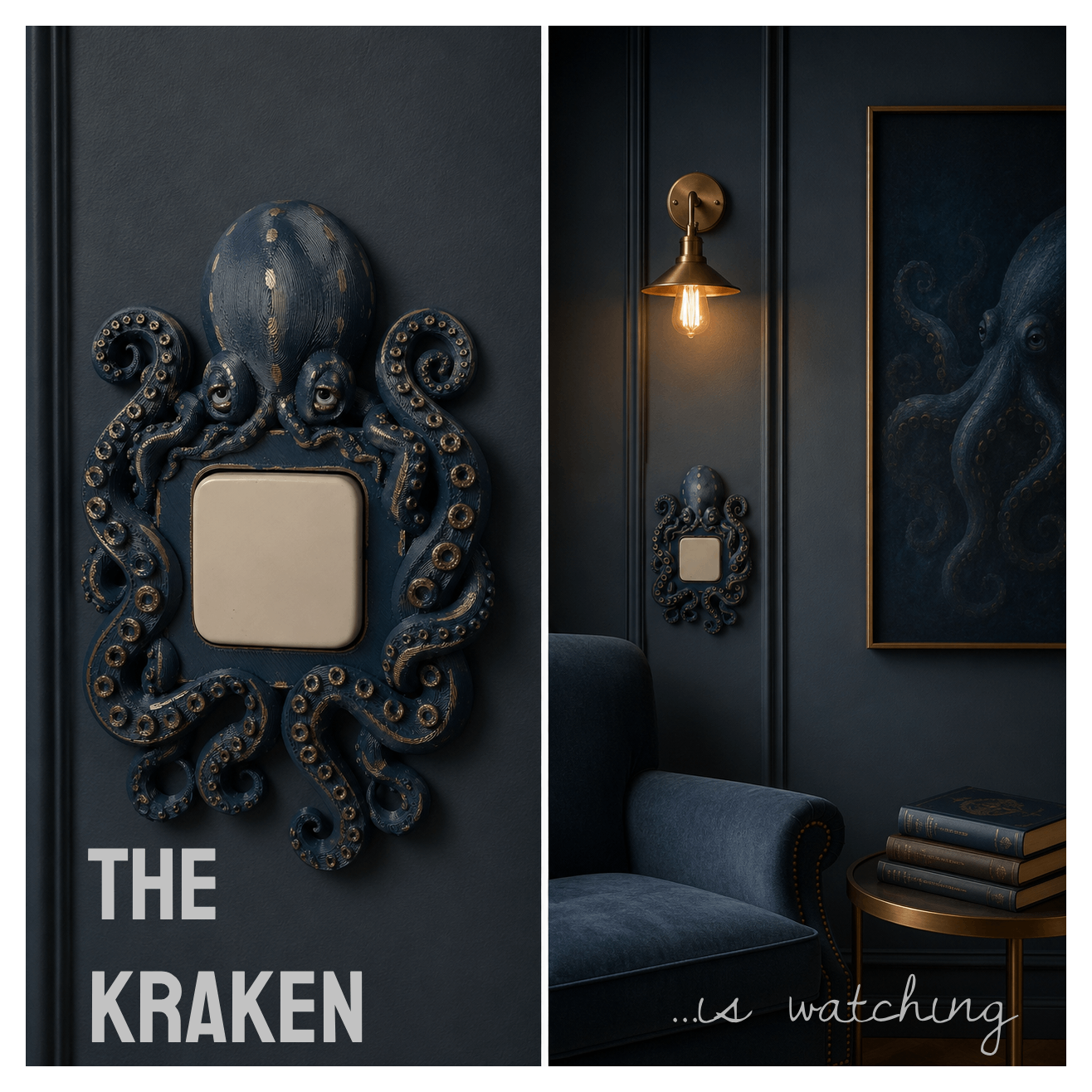 The Kraken Decorative Switch Frame
