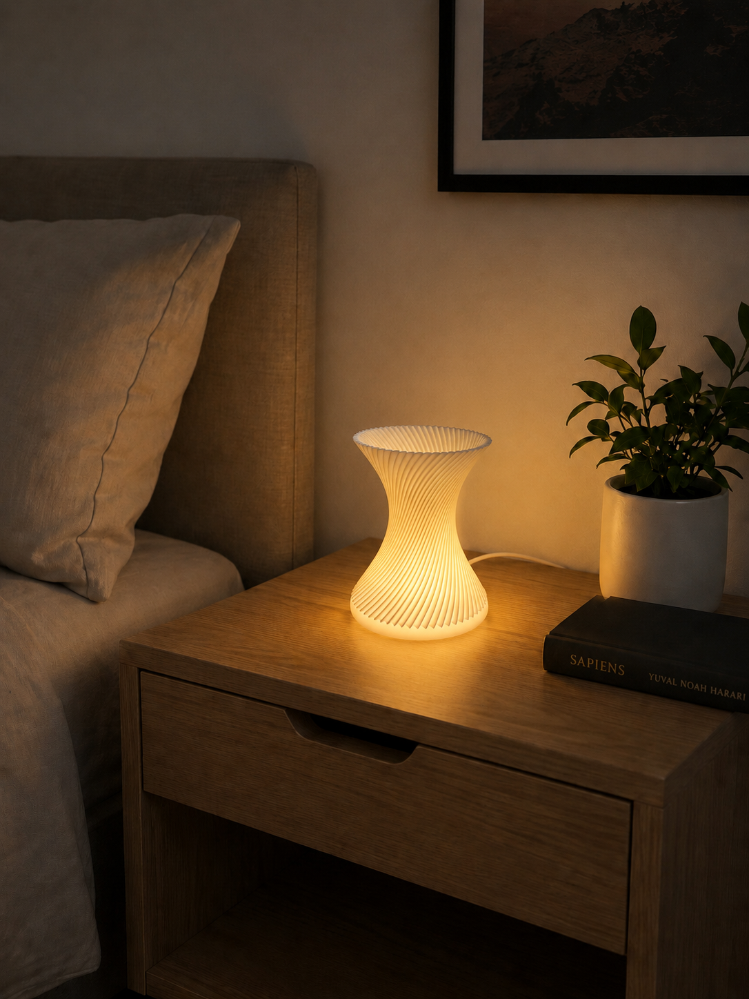 Wormhole Lamp - Japandi/Scandi