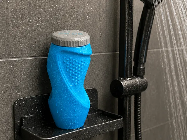 Shower gel bottle for airplanes 100ml