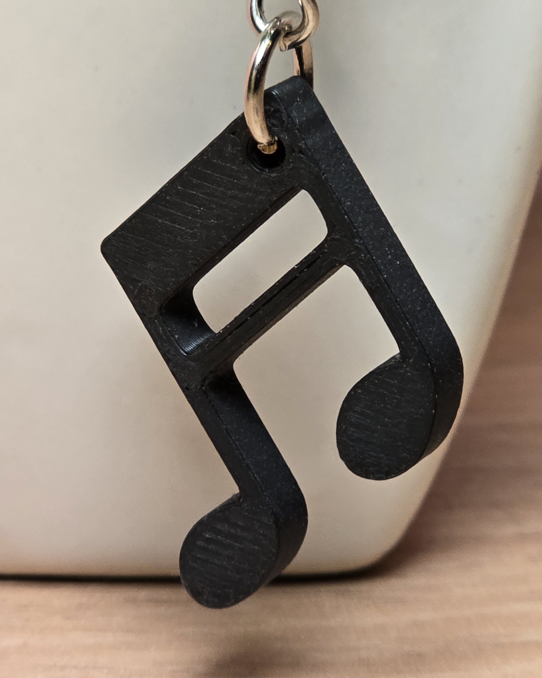 Miniatura 2 do modelo 3D Music Note - Mini - Keychain
