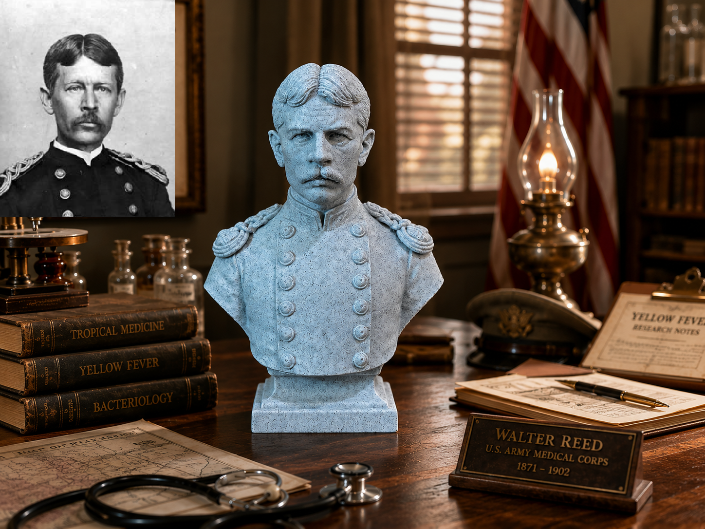 Walter Reed – Bust