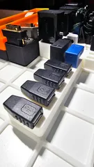 Gridfinity Angled USB Adapter Holder
