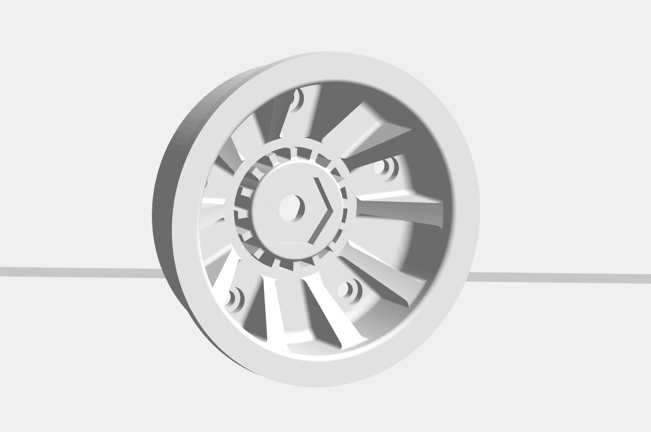 SG116MAX inside wheel