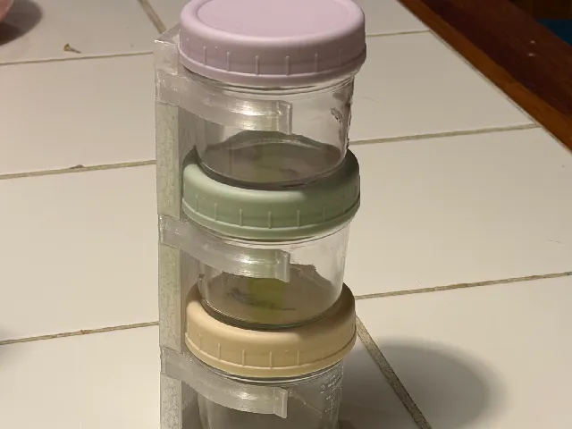 Baby Food Glass Jar Stacking Holder