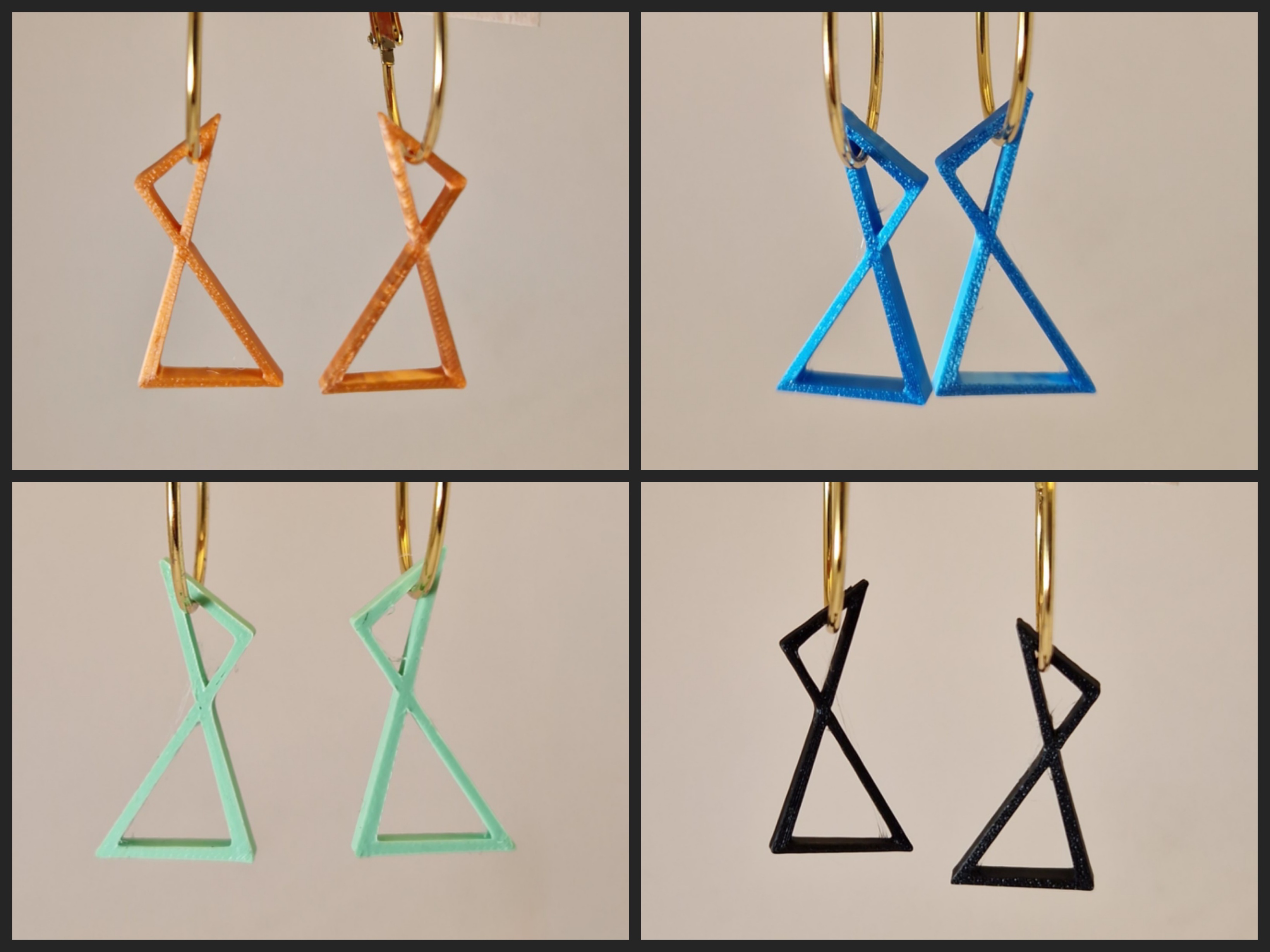 Eternal Elegance - Infinity Geometric Earrings - Boucles d'oreilles infini - Pendientes Infinito - Unendlichkeitsohrringe