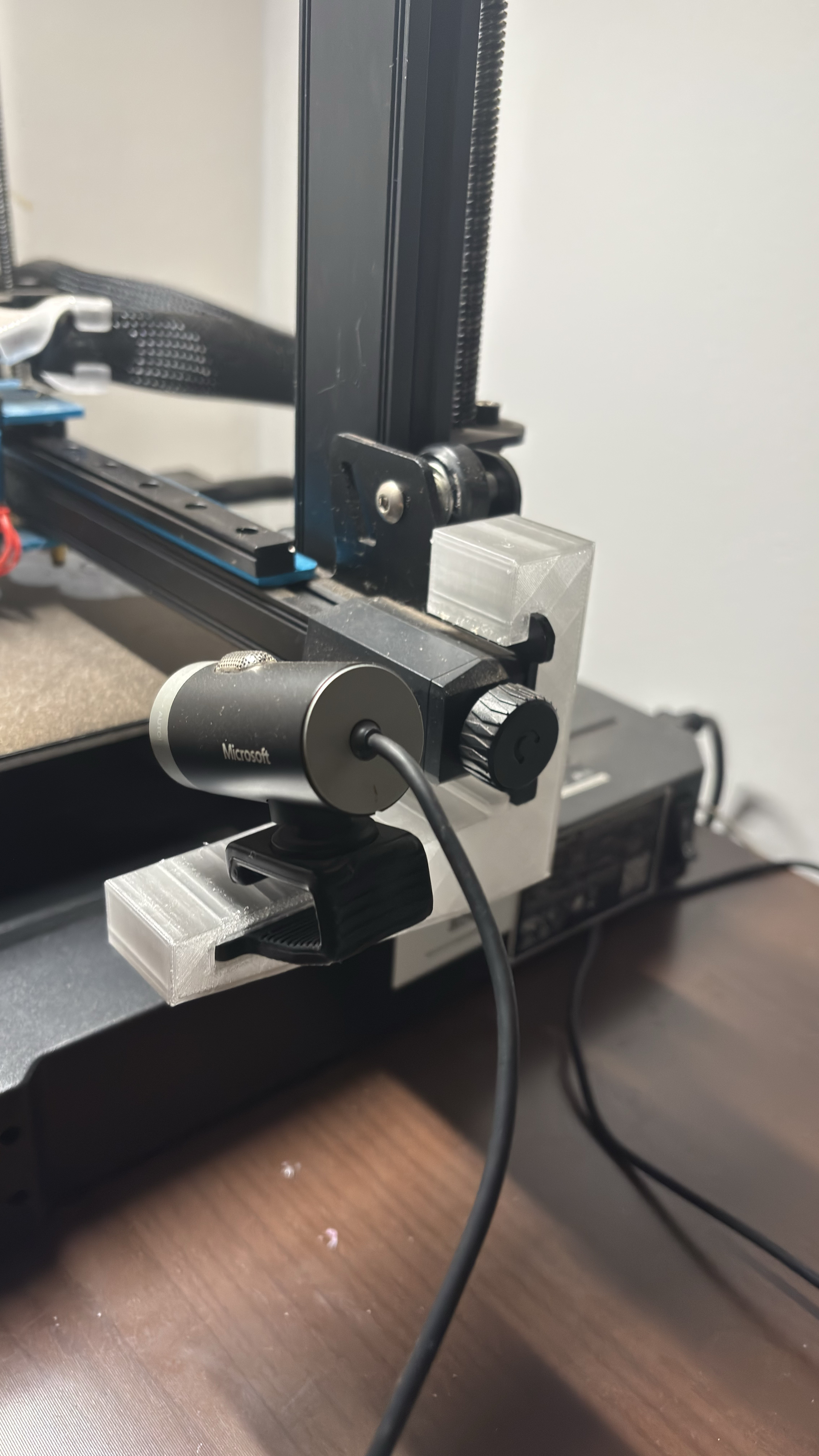 Ender 3 S1 Pro Microsoft LifeCam Extruder Axis Mount