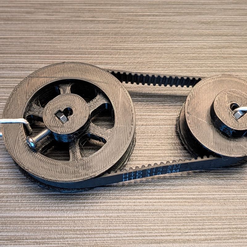 HTD 3M Pulley 40T & 60T, 5 mm D-Flat Bore – Printed & Tested by ...
