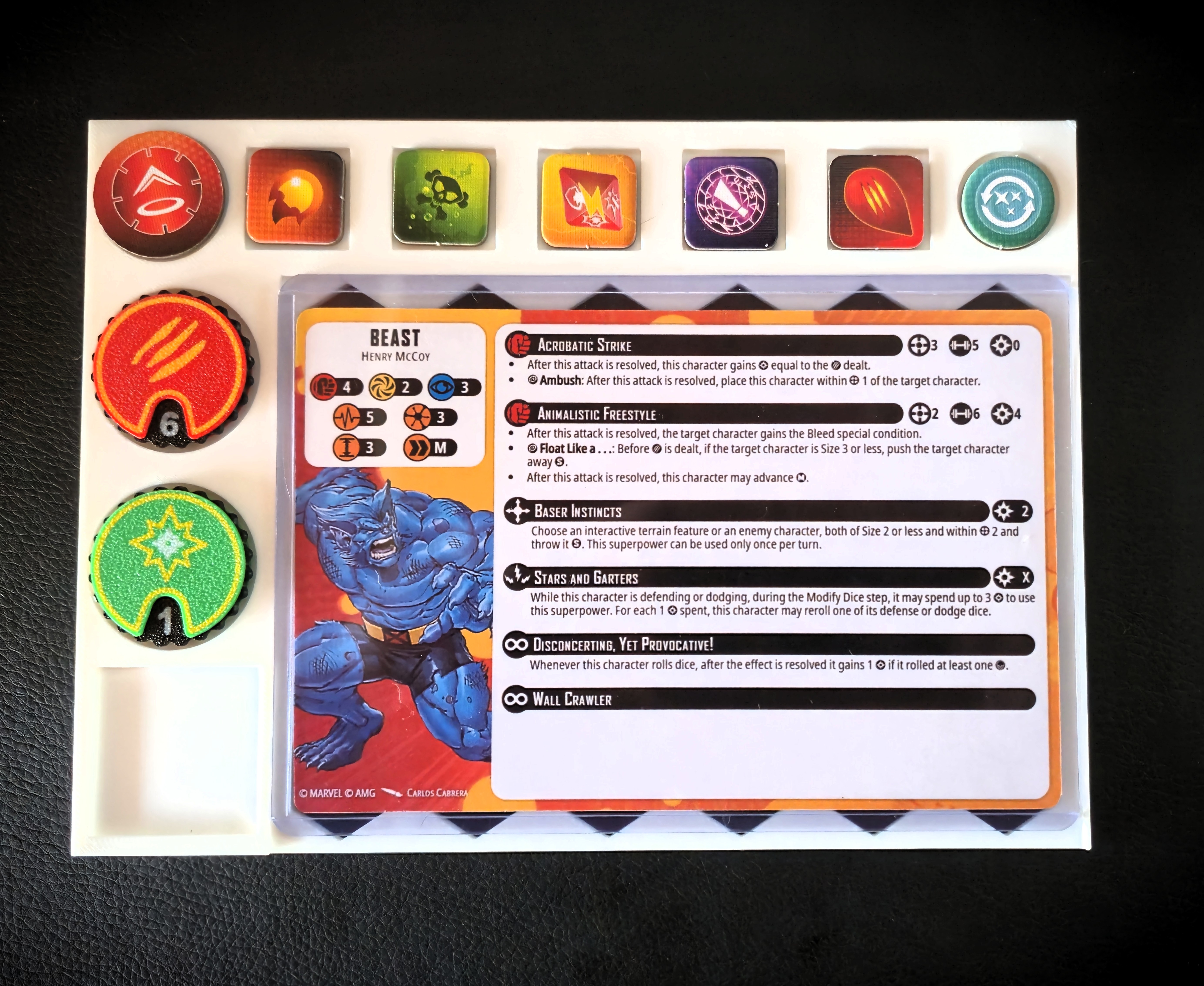 Marvel Crisis Protocol Character War Board