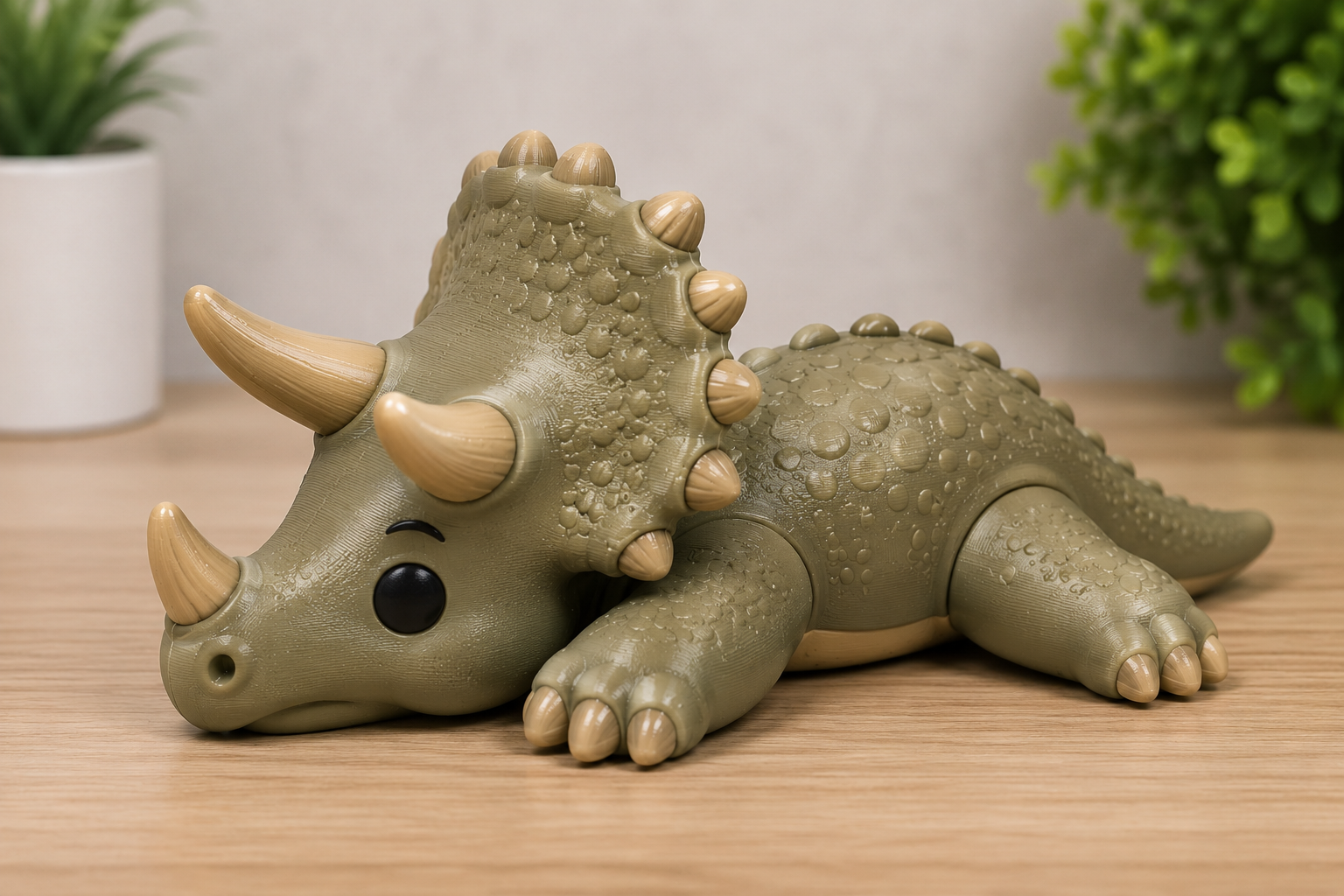 A Cute Baby Triceratop