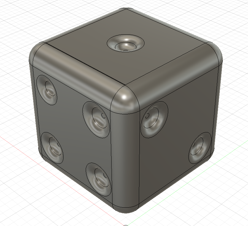 simplistic dice