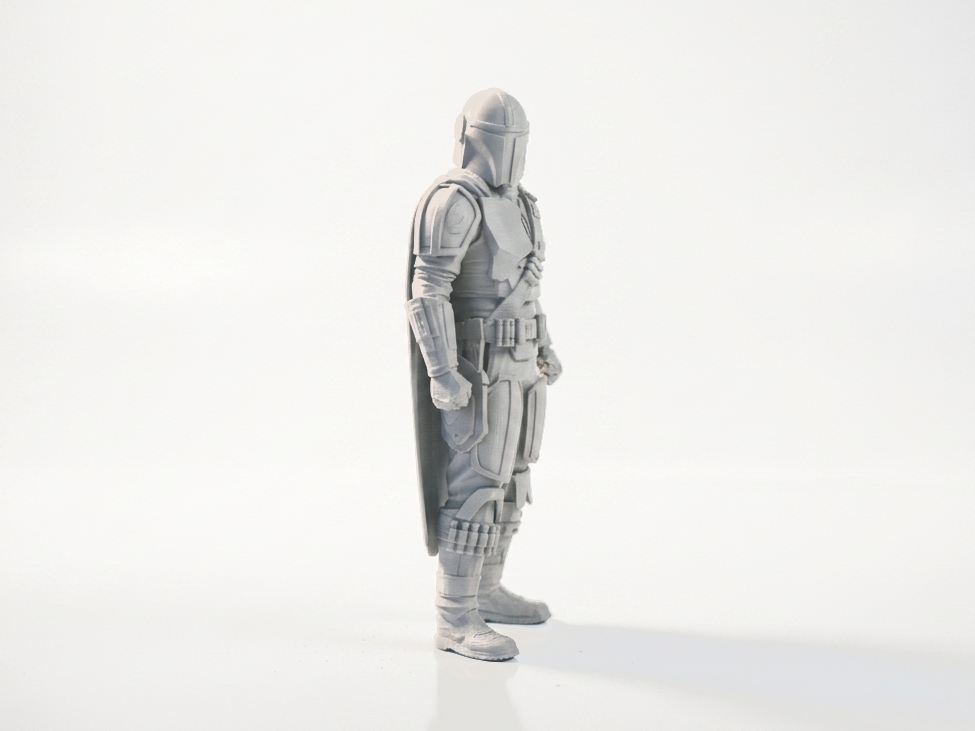 Mandalorian Figurine Star Wars Collectible 3D Printable