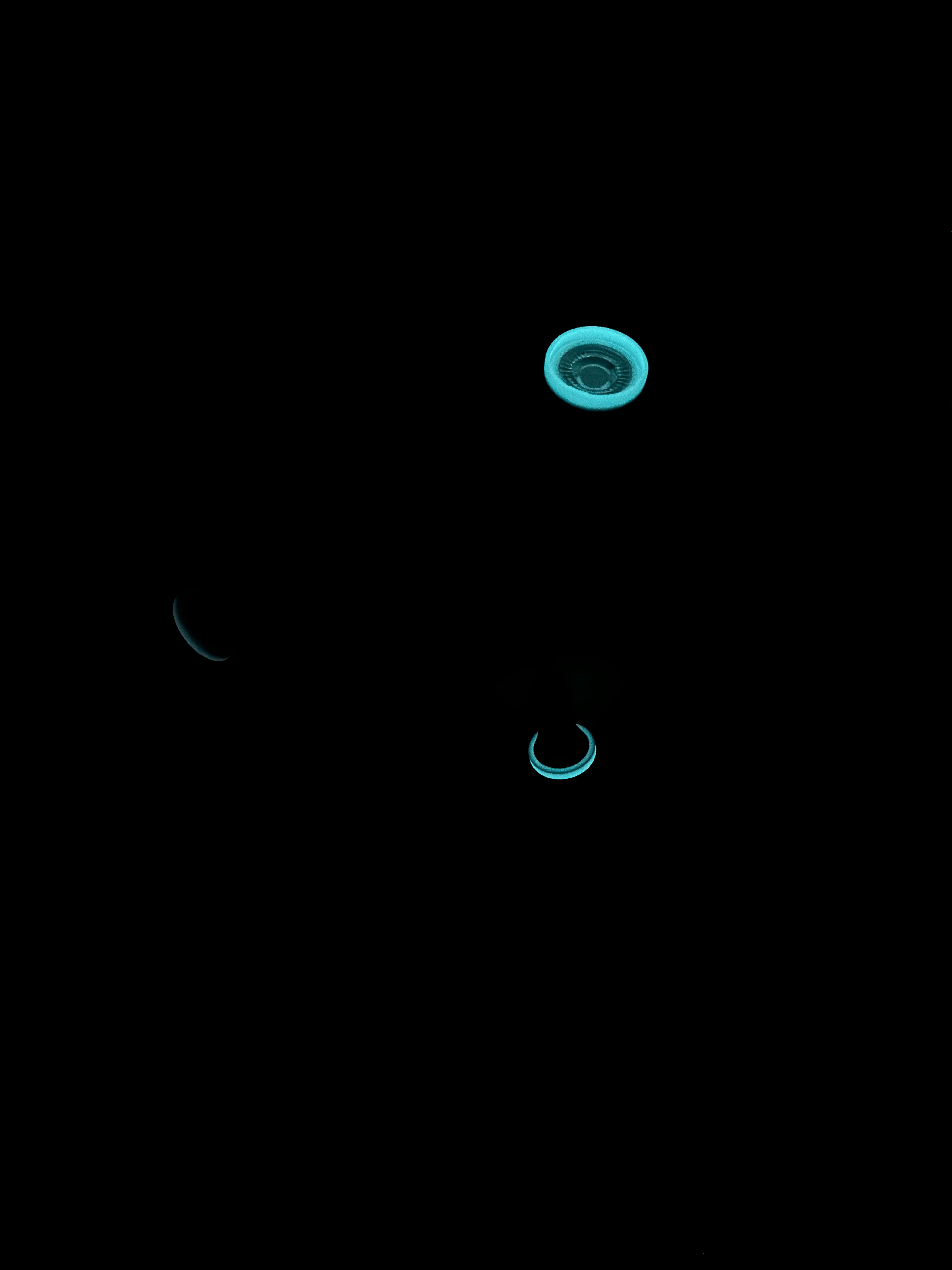 Glow in the dark GU10 Spotlight covers