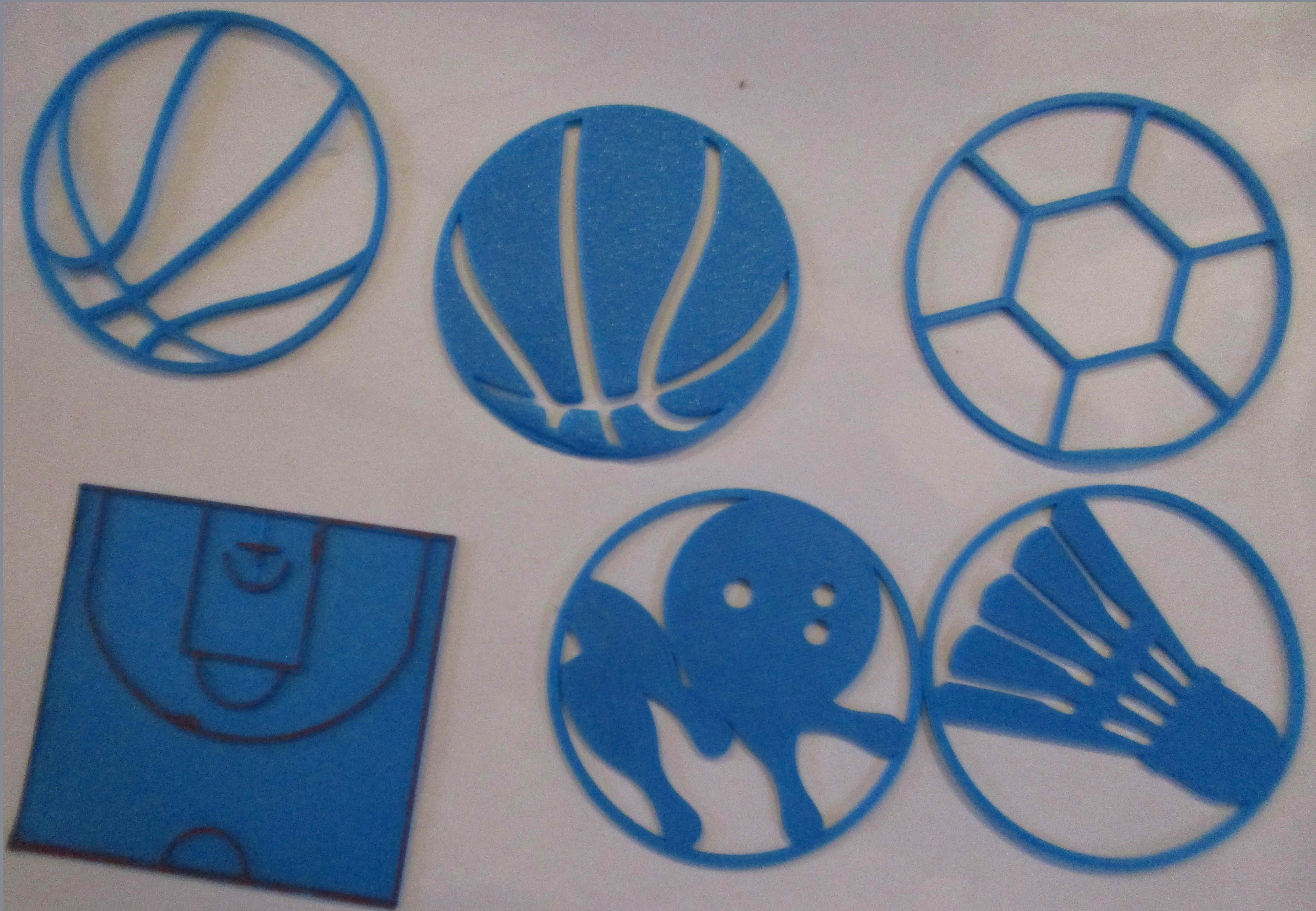 Cup Coaster - Pattern and Sports