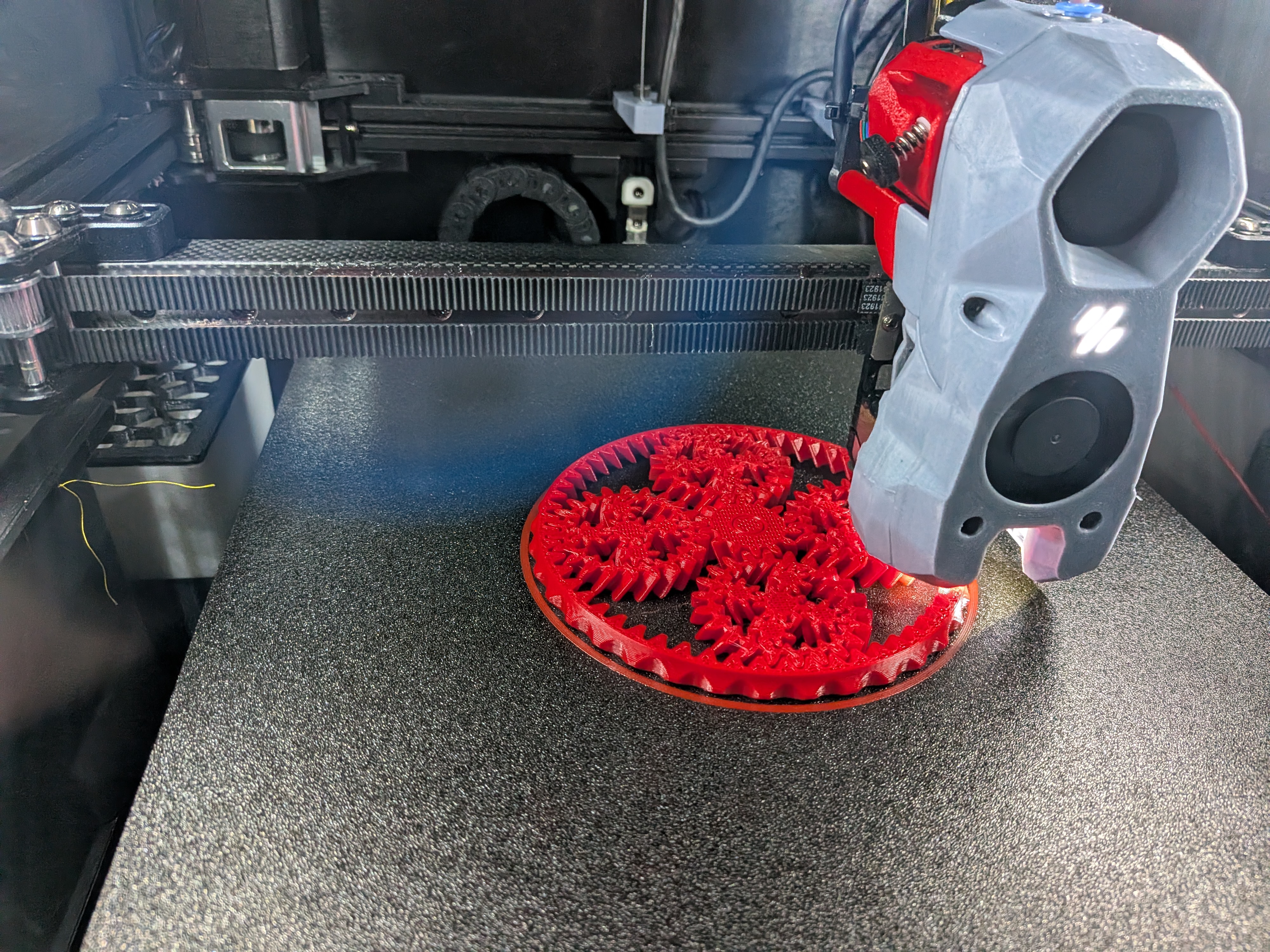 Quad-Quad Planetary designed for Vorons and other precise highspeed printers. Print-In-Place from FreeCAD- edit 2 files for small adjustments — thumbnail 3