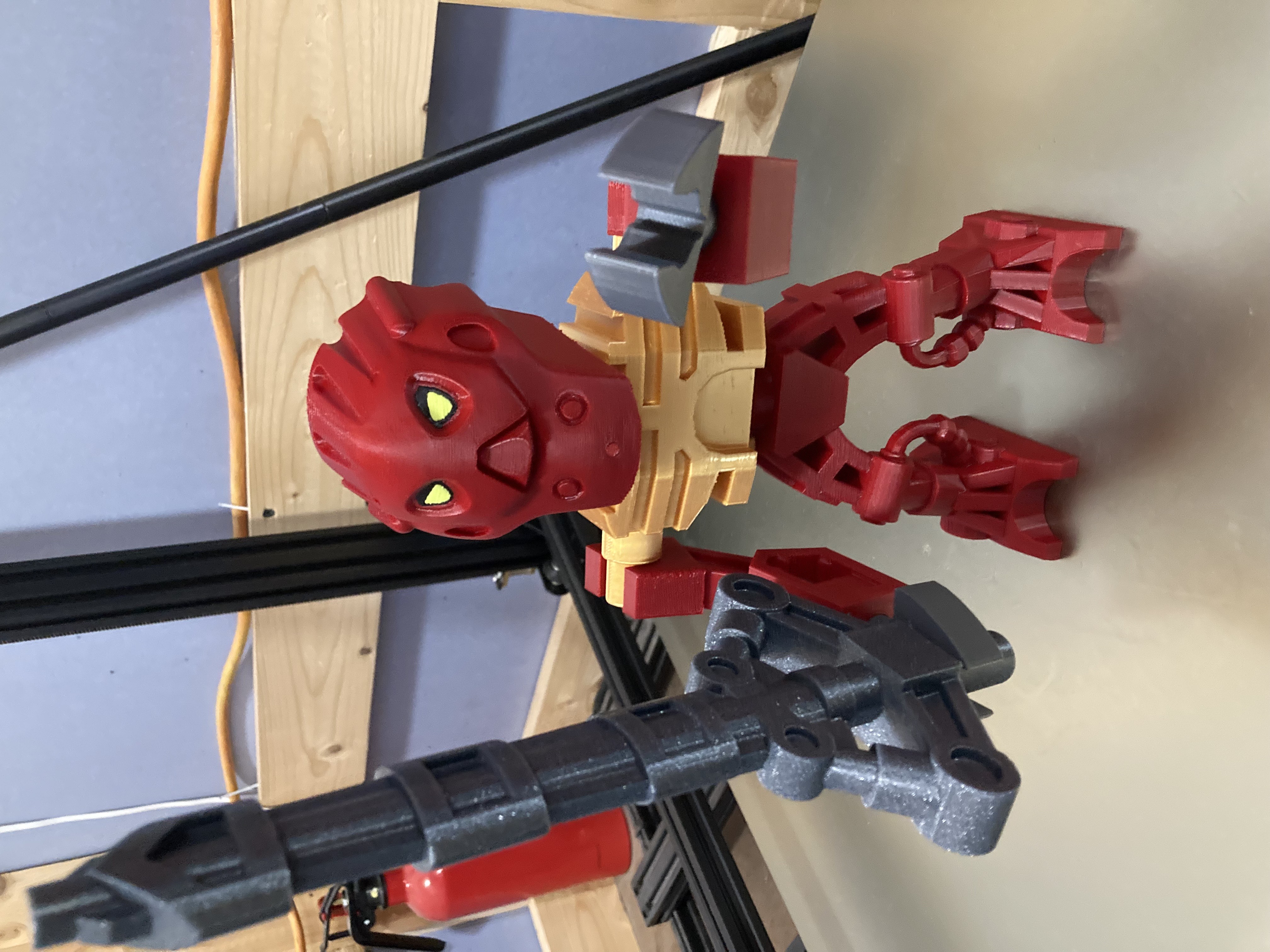 Bionicle Mini - Toa Inika Jaller Brick MegaFigure (5:1 Scale)