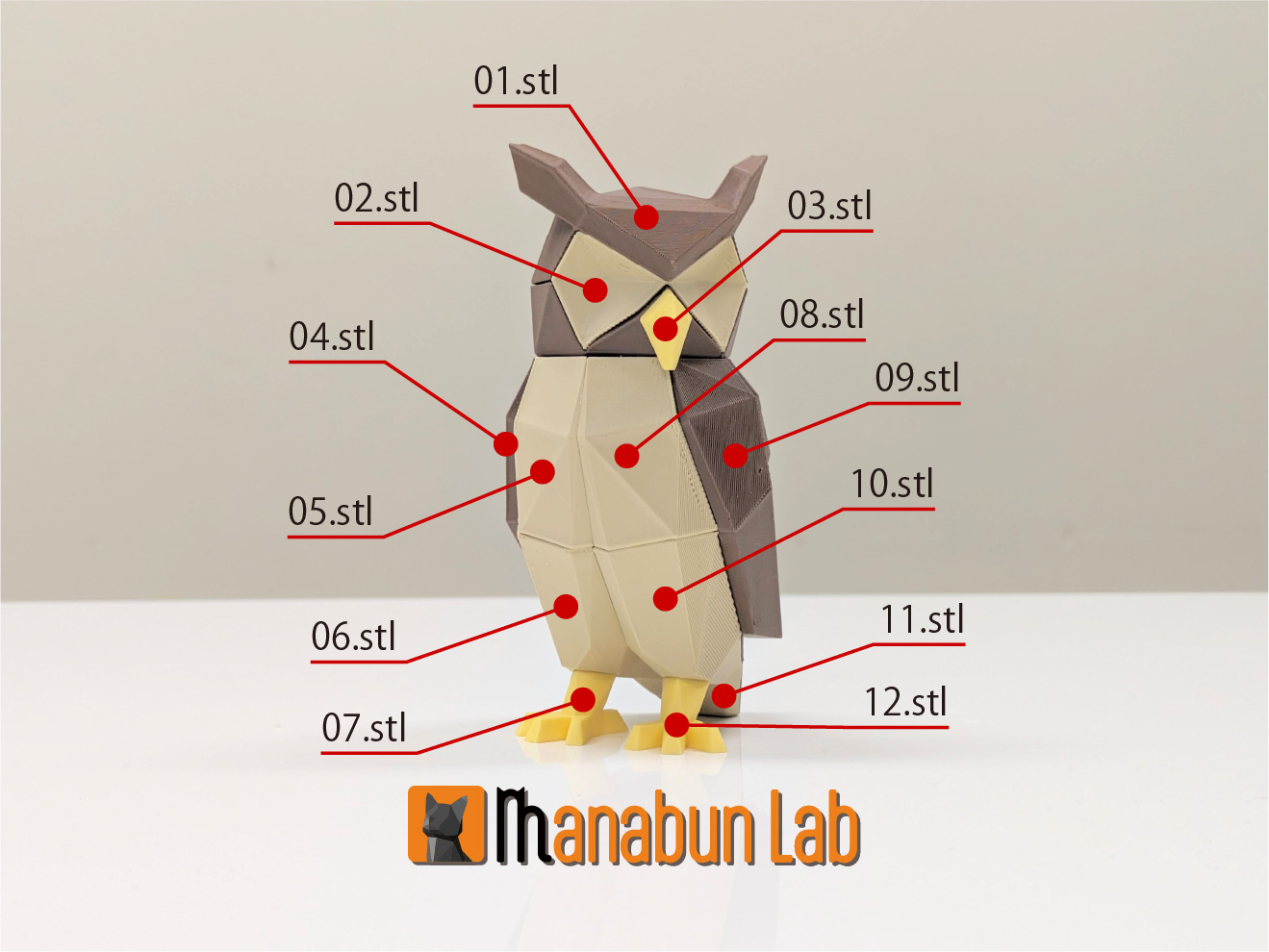 Low Poly Owl Puzzle — miniatura 9