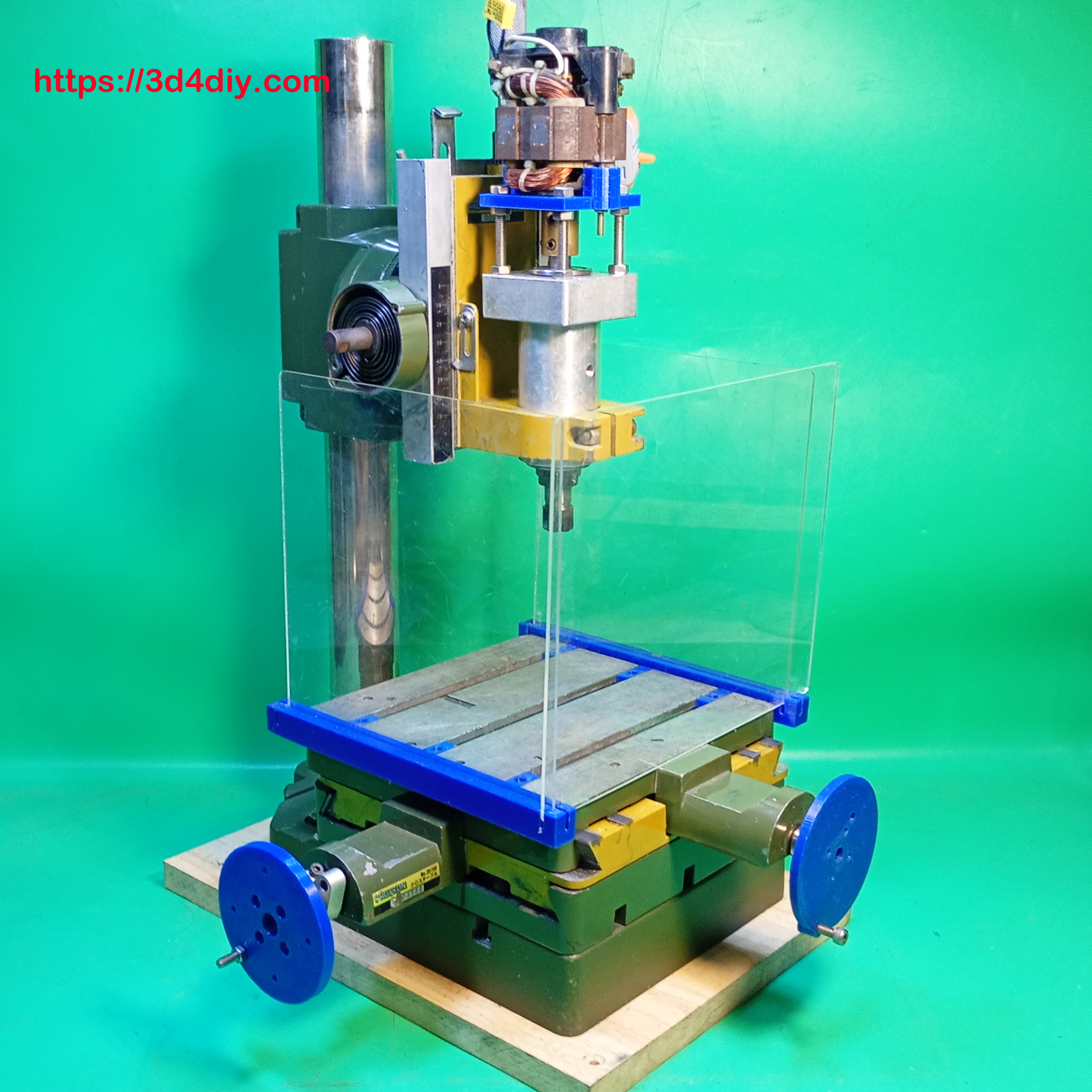 Homemade Spindle Milling Proxxon ER11 BLDC Brushed Motor DIY