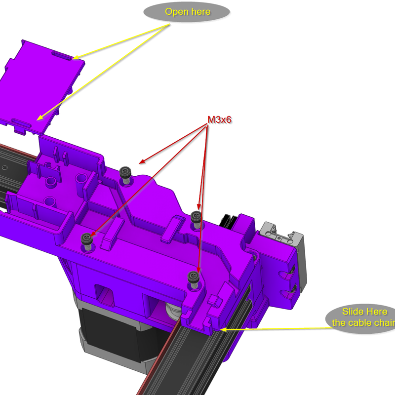 Sovol SV08 MAX Gantry V2 (NEMA17, Double Shear) by Nadir @ CN3D ...