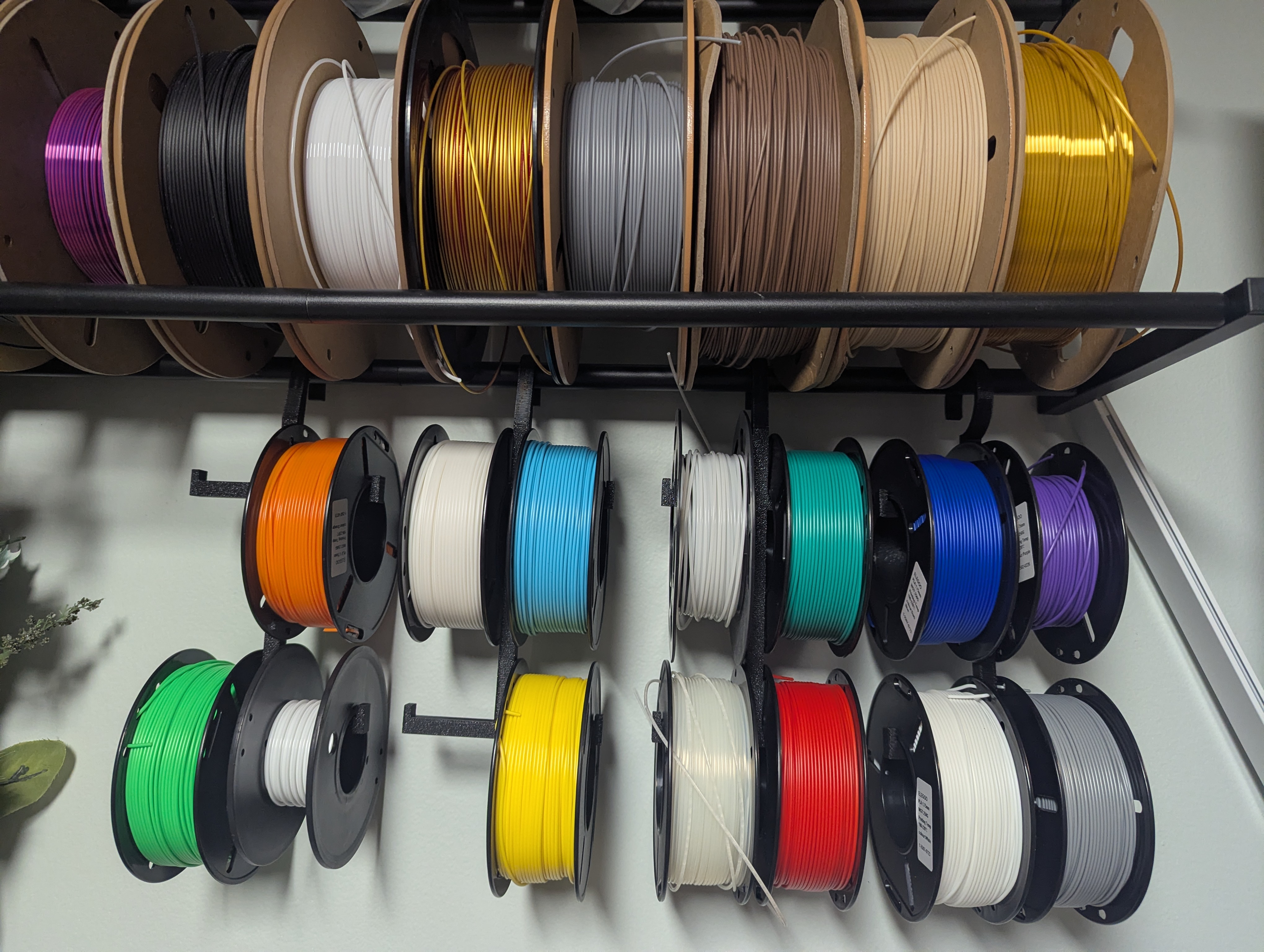 Small Spool Adapter for Standard Filament Racks (Fits 250g/Sample Spools)