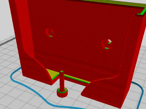 Phone Wall Mount with Screw Holes angle adjustment