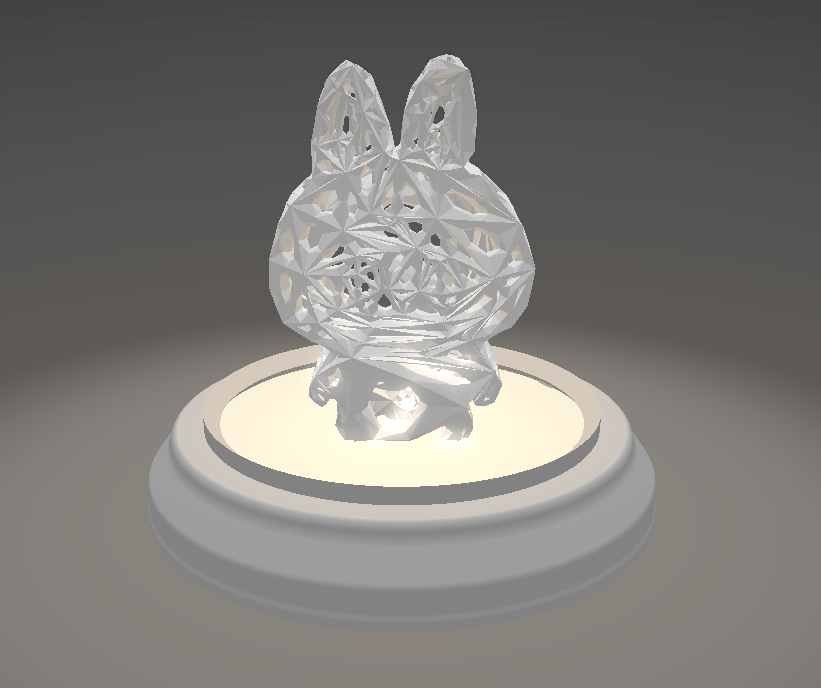 Labubu Lantern: Cute Decorative 3D Printed Light