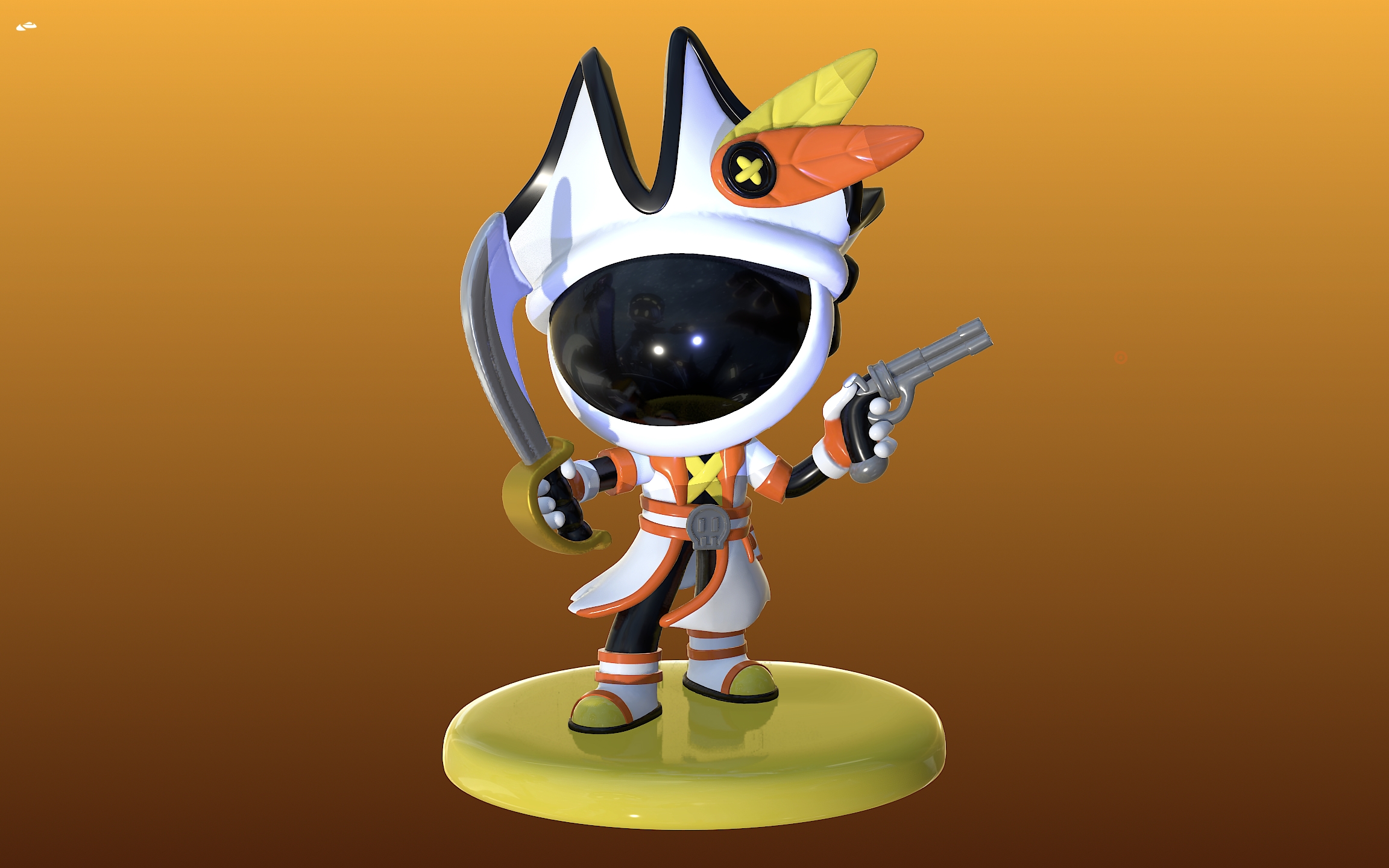 Tessa from murder drones, midnight mischef edition (fixed)