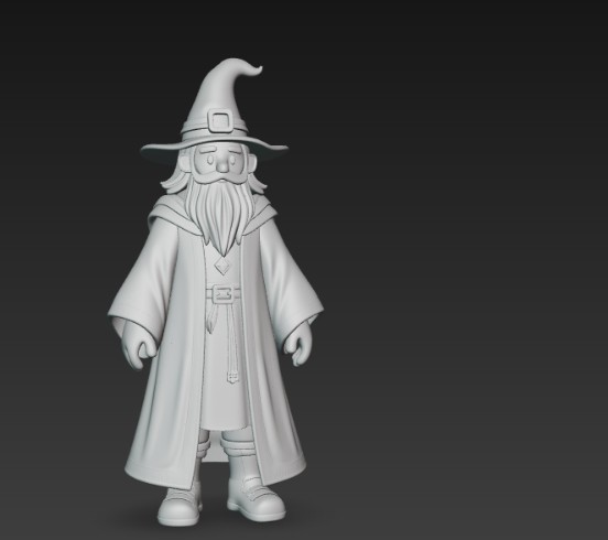 cartoon wizard — thumbnail 2