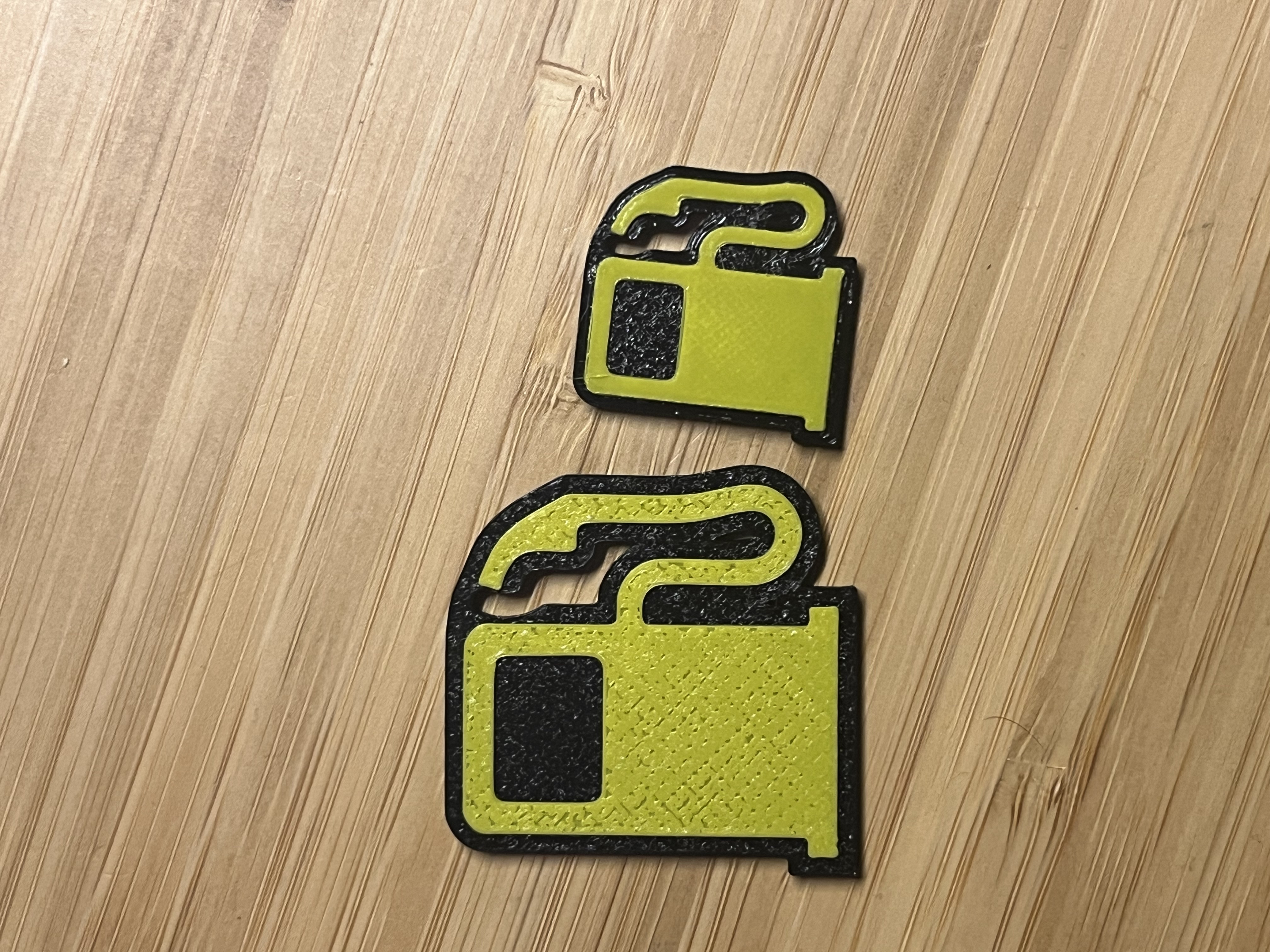 Fuel Pump Warning Light – 3D Printable Tag/Icon/Keychain
