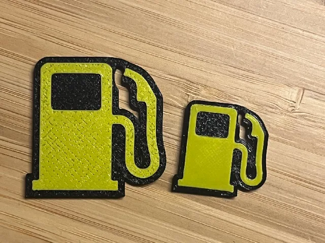 Fuel Pump Warning Light – 3D Printable Tag/Icon/Keychain