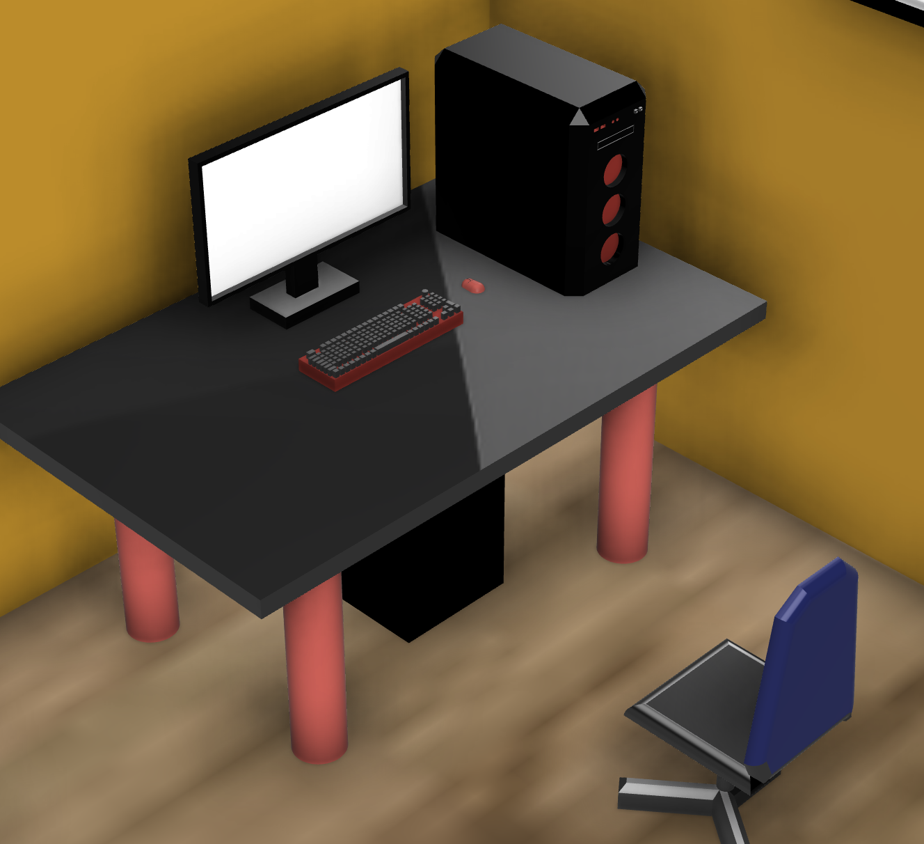 Miniatura 2 do modelo 3D Aesthetic room model