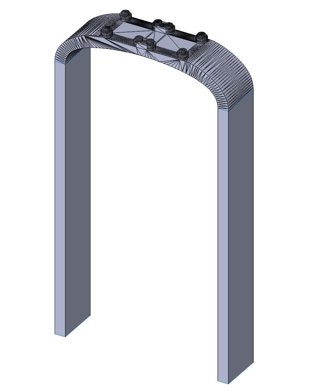 Arch / bridge / tunnel for Lego train - 9" Version
