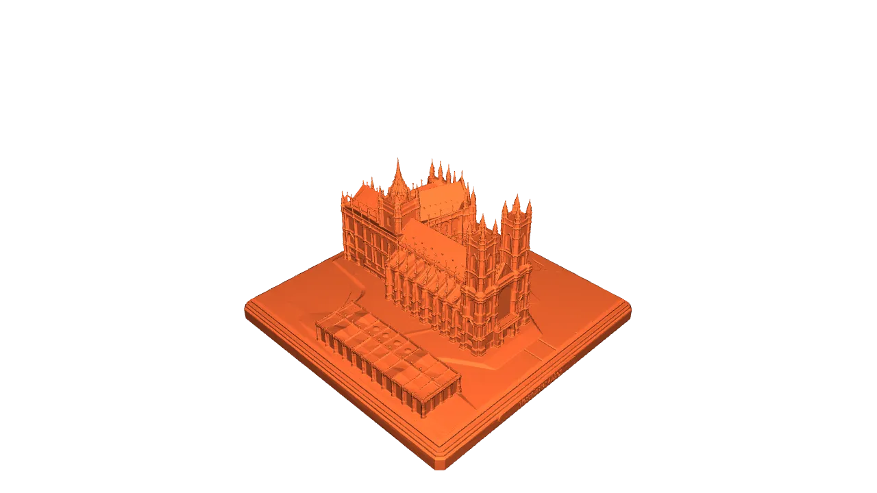 Westminster Abbey London by Dazza | Download free STL model