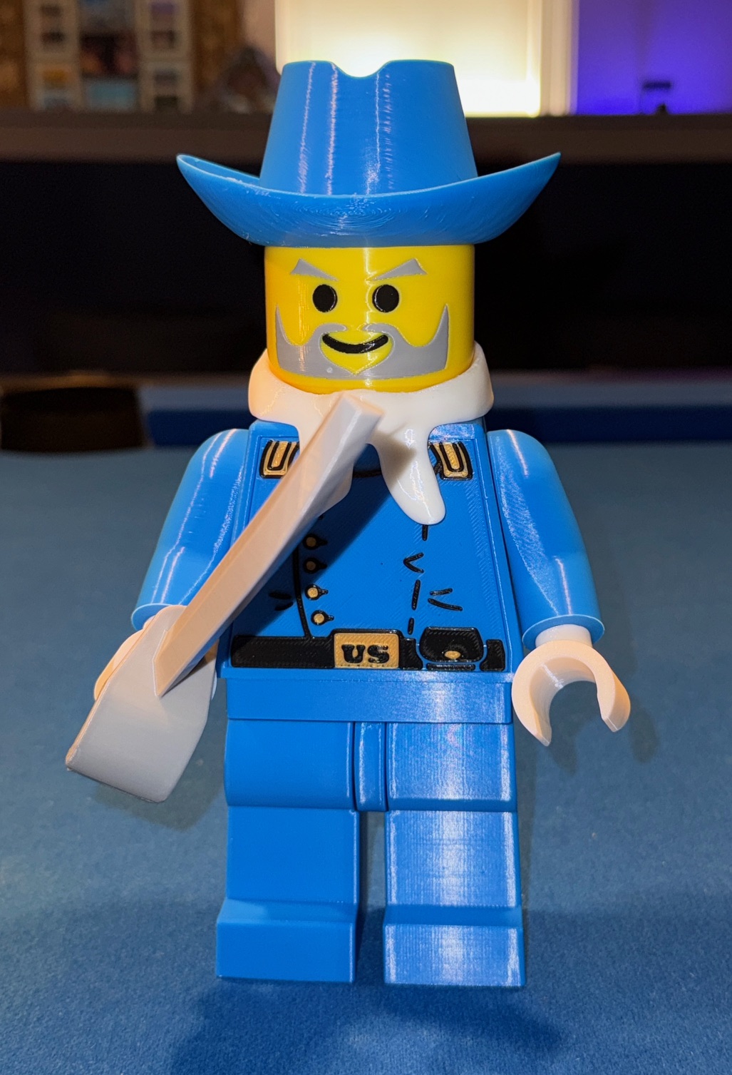 Cavalry Colonel (Colt Carlson) Brick MegaFigure (5:1 Scale)