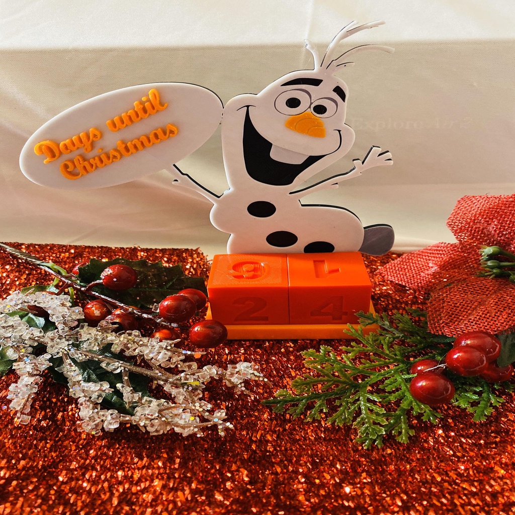 Olaf Days Til' Christmas Calendar