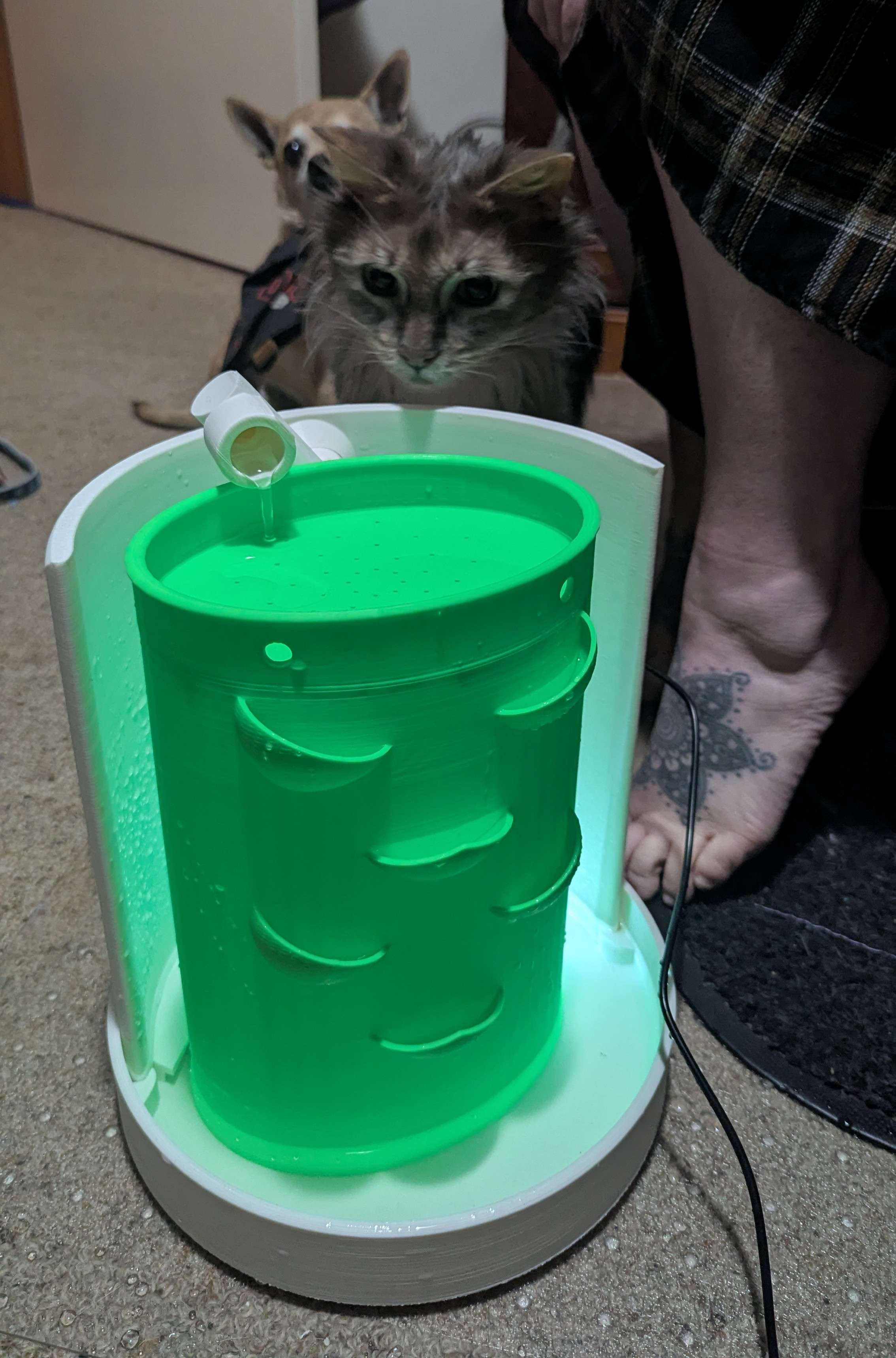 Desktop water feature