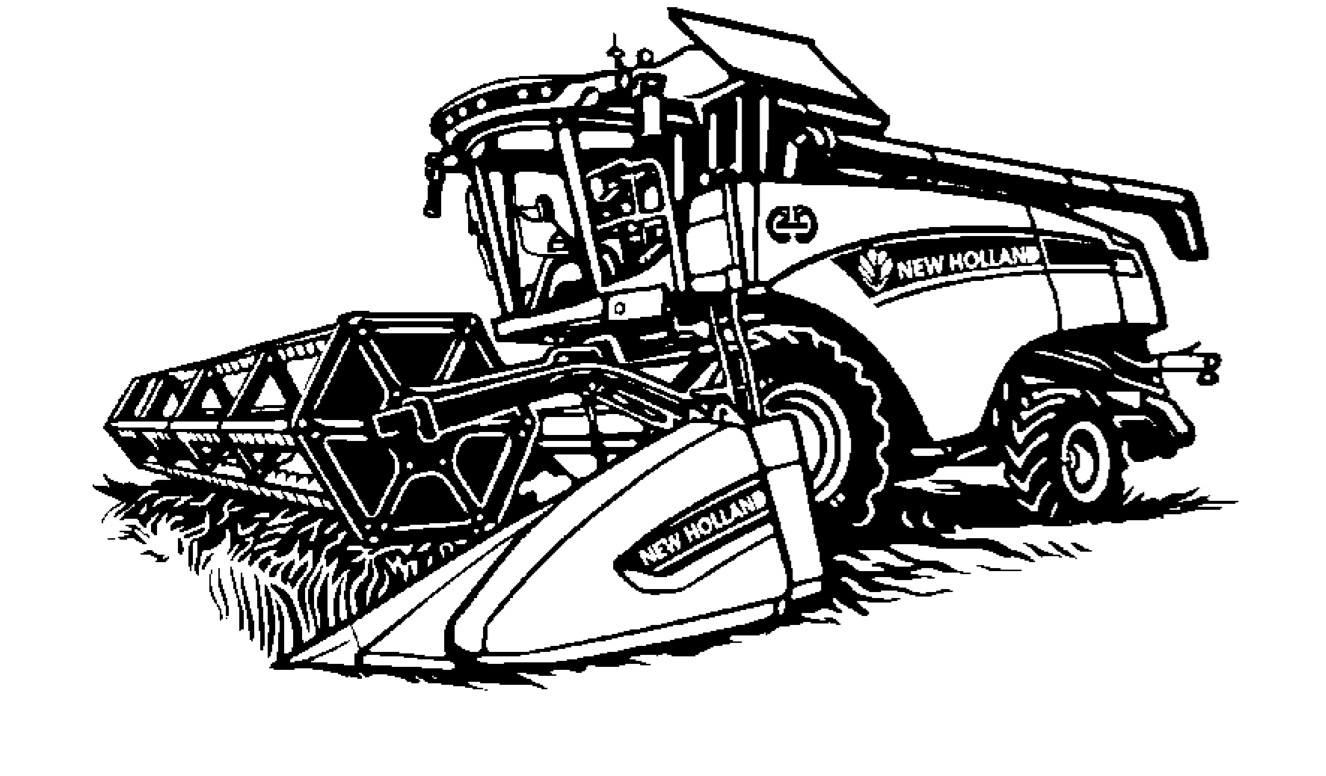 New Holland Harvester Wall