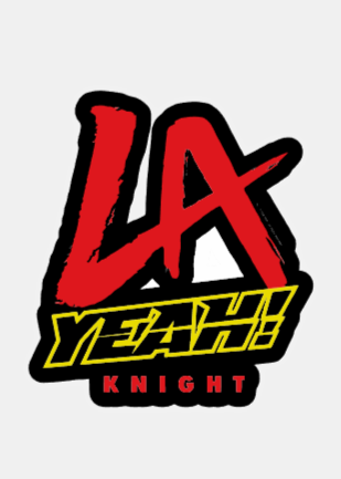 LA knight table sign