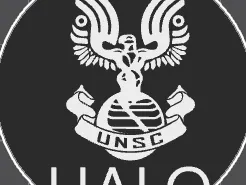 Halo UNSC Logo Emblem - Gaming Desk Display & Wall Art