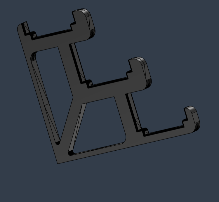 Hotwheels tracks - bleacher style display support bracket