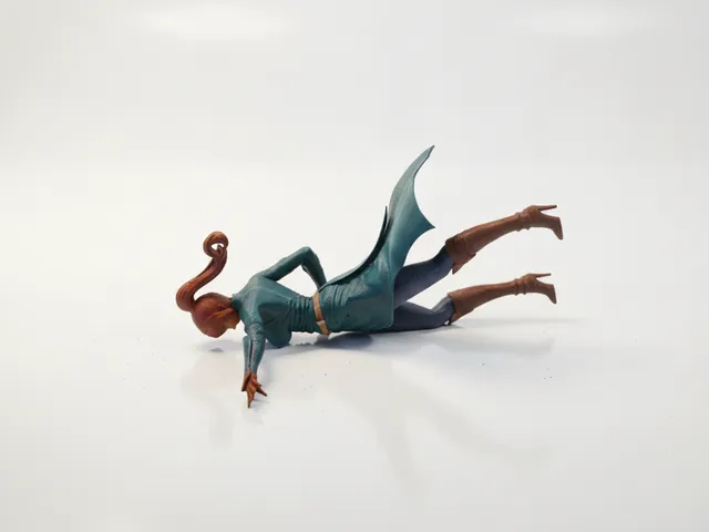 Fighter Statue Sculpture 3D Printable
