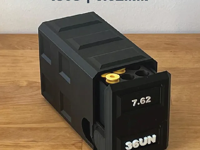 Stackable Ammo Box Single Tall .308 or 7.62mm 36UN