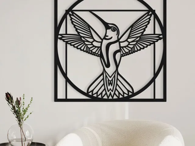 WallArt - Humming Bird 007