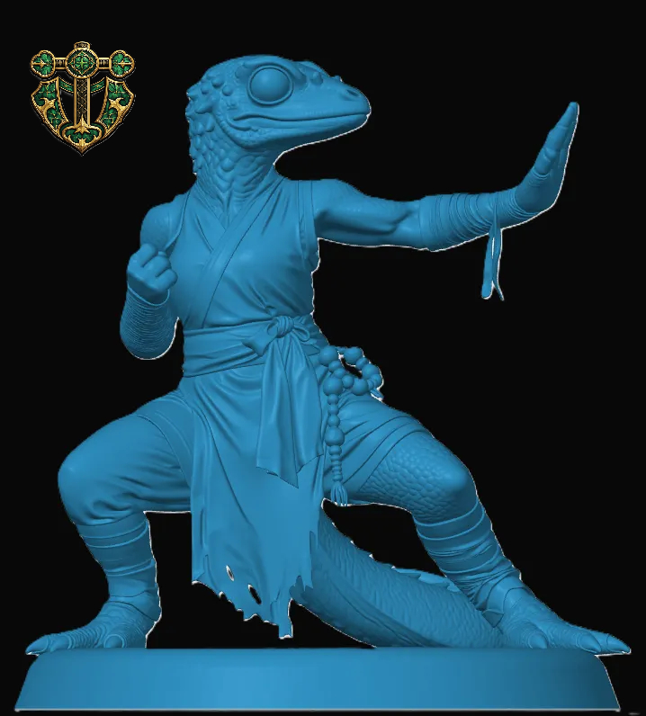 Lizardfolk Monk — miniatura 3
