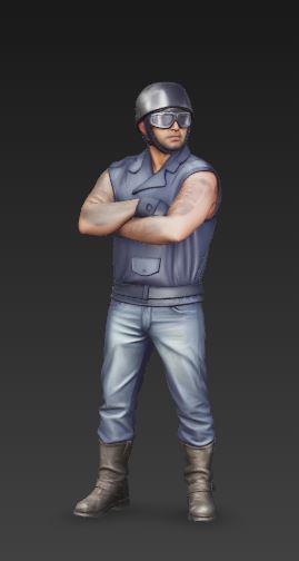 Personaje masculino GTA5 / Male character from GTA 5